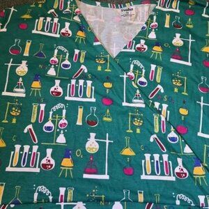 Svaha Science Dress (Chemistry Lab Teacher) Green with Pockets